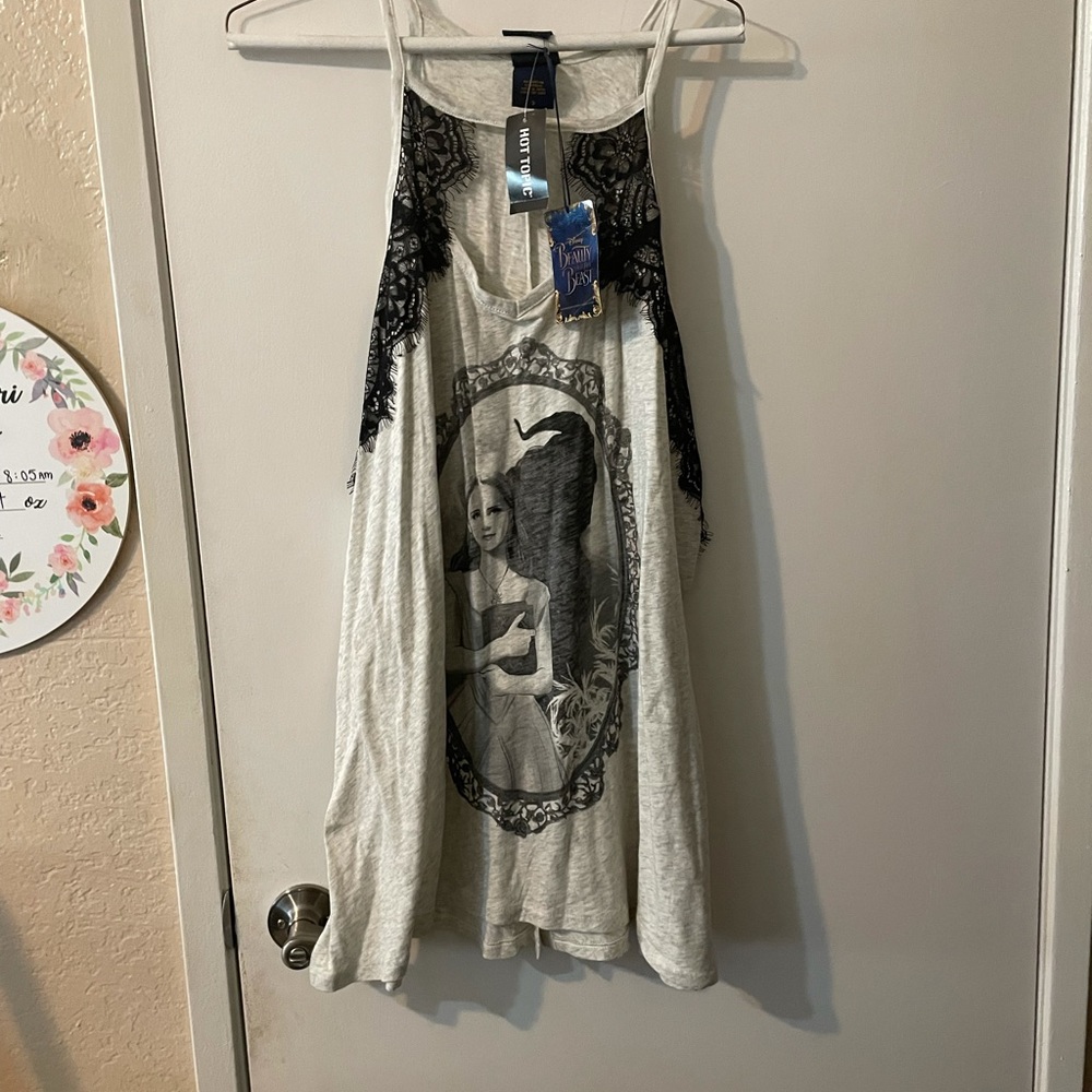 Hot Topic Beauty and the Beast Tank Top